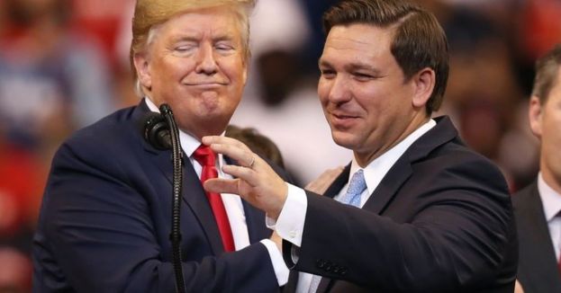 Trump Breaks Silence On Rumored Fight With DeSantis