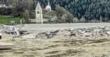 Italian Village Lost To Modernization Appears Once Again After Lake Drained