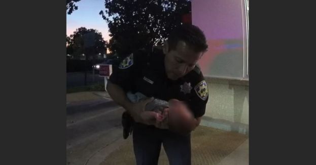 Amazing Cop Saves Infant Just On Time