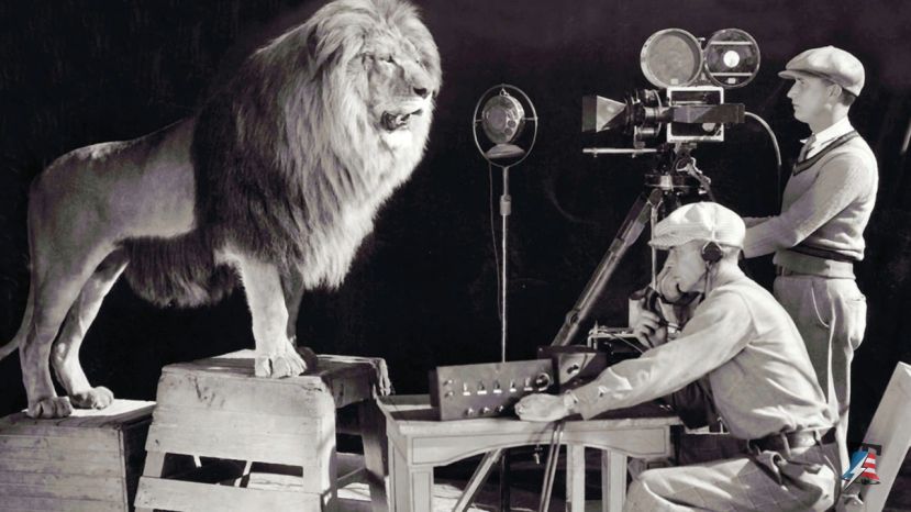 Metro-Goldwyn-Mayer Filming Lion